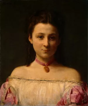 Mademoiselle de Fitz-James painting by Henri Fantin-Latour