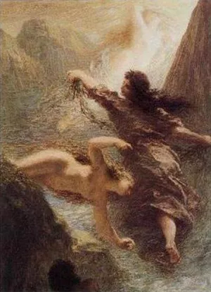 Nymphs painting by Henri Fantin-Latour