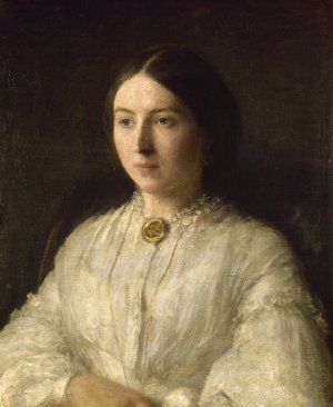 Portrait de Mme Edwin Edwards by Henri Fantin-Latour Oil Painting