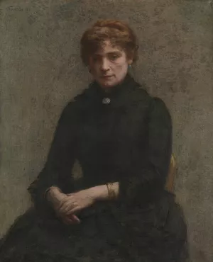Portrait of a Woman Oil painting by Henri Fantin-Latour