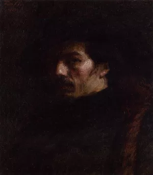 Portrait of Alphonse Legros Oil painting by Henri Fantin-Latour