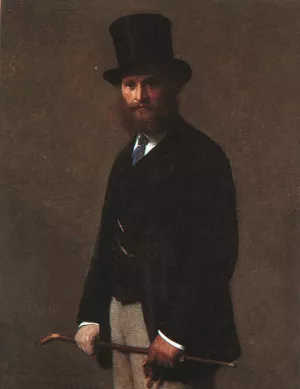 Portrait of Edouard Manet by Henri Fantin-Latour Oil Painting