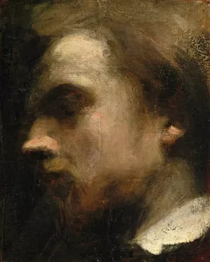 Self-Portrait by Henri Fantin-Latour Oil Painting