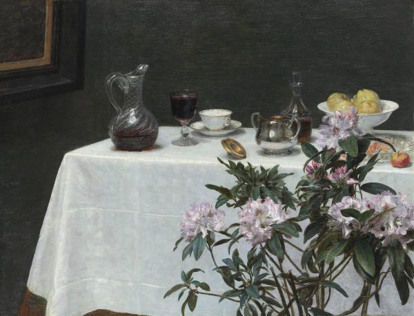 Main Product Photo of Still Life, Corner of a Table  Painting by Henri Fantin-Latour