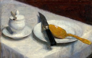 Still Life with Mustard Pot by Henri Fantin-Latour Oil Painting