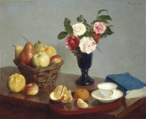 Still Life by Henri Fantin-Latour Oil Painting