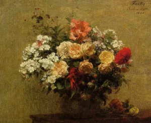 Summer Flowers painting by Henri Fantin-Latour