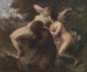 Temptation of St. Anthony by Henri Fantin-Latour Oil Painting