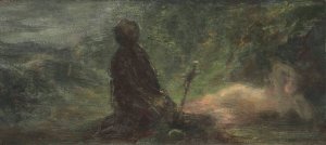 Tentation de Saint-Antoine by Henri Fantin-Latour Oil Painting