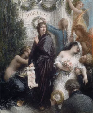The Anniversary by Henri Fantin-Latour Oil Painting