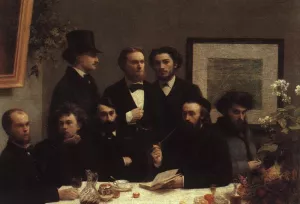 The Corner of the Table by Henri Fantin-Latour Oil Painting