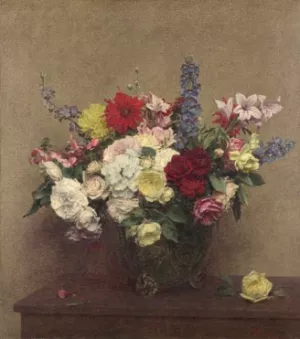 The Rosy Wealth of June painting by Henri Fantin-Latour