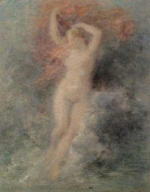 Venus S'elevant Au Dessus De La Mer by Henri Fantin-Latour Oil Painting