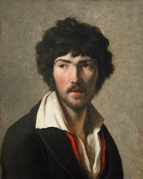 Portrait of Maurice Quay by Henri- Francois Riesener - Hand-Painted Oil Painting Reproduction