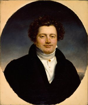 Portrait de Bernard-Leon by Henri-Francois Riesener Oil Painting
