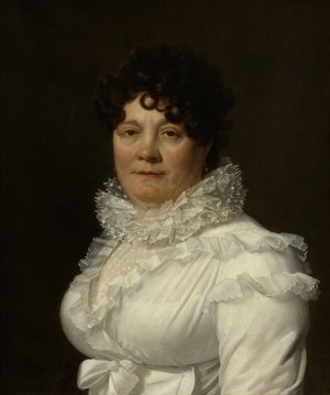 Portrait de Louise-Rosalie Dugazon, nee Lefevre Oil painting by Henri-Francois Riesener