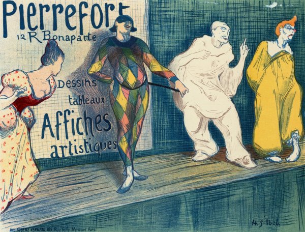 Main Product Photo of Affiches Artistiques Pierrefort  Painting by Henri-Gabriel Ibels
