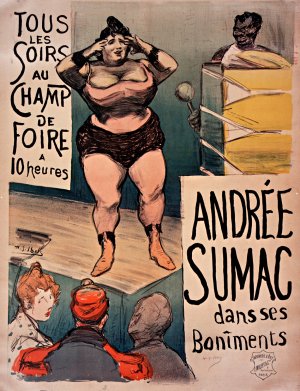 Champ de foire… Andree Sumac dans ses boniments by Henri-Gabriel Ibels Oil Painting
