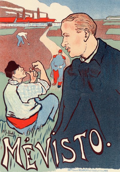 Main Product Photo of Mevisto  Painting by Henri-Gabriel Ibels