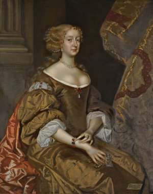 Portrait of Lady Diana, Countess of Ailesbury by Henri Gascar Oil Painting