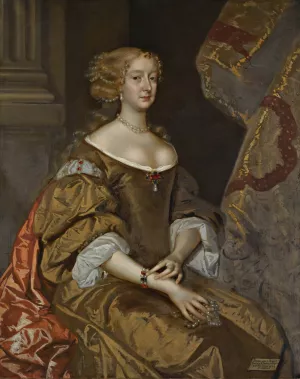 Portrait of Lady Diana, Countess of Ailesbury by Henri Gascar Oil Painting