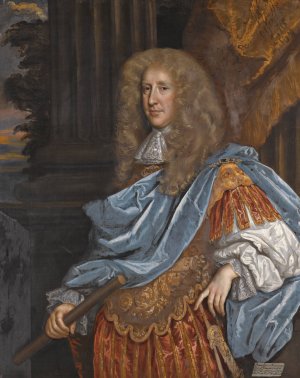 Portrait of Robert Bruce, 1st Earl of Ailesbury And 2nd Earl of Elgin by Henri Gascar Oil Painting