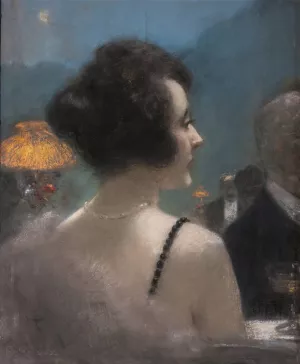 An Elegant Lady by Henri Gervex Oil Painting