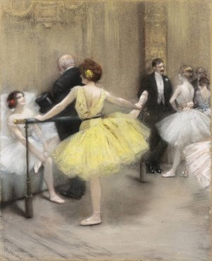 Ballerinas by Henri Gervex Oil Painting
