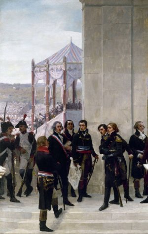 Federation Day 1790, The Convention 1792 by Henri Gervex Oil Painting