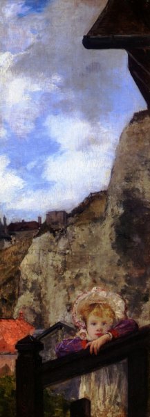 Head of a Young Girl by Henri Gervex Oil Painting
