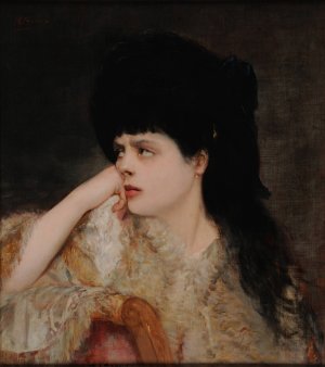 L'attente trompee by Henri Gervex Oil Painting
