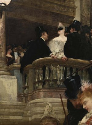Le Bal de l'Opera by Henri Gervex Oil Painting