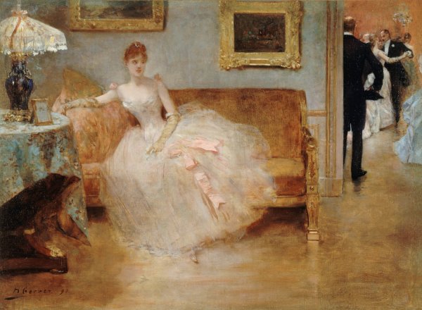 Main Product Photo of Le bal  Painting by Henri Gervex