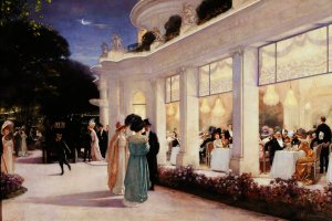 Une soiree au Pre-Catelan by Henri Gervex Oil Painting