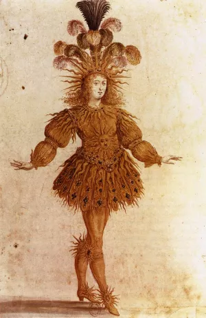 Louis XIV as Apollo painting by Henri Gissey