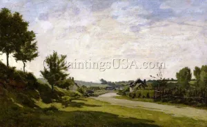The Open Road by Henri Harpignies - Oil Painting Reproduction
