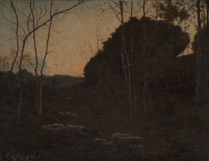 Clairiere en foret, Fontainebleau by Henri-Joseph Harpignies Oil Painting