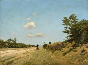 De Saint-Prive a Bleneau. Souvenir de l'Yonne by Henri-Joseph Harpignies Oil Painting