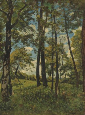 La Clairiere by Henri-Joseph Harpignies Oil Painting