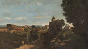 Le Colisee a Rome by Henri-Joseph Harpignies Oil Painting