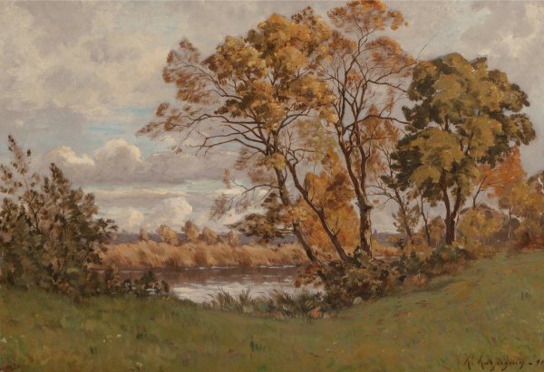 Main Product Photo of Paysage  Painting by Henri-Joseph Harpignies