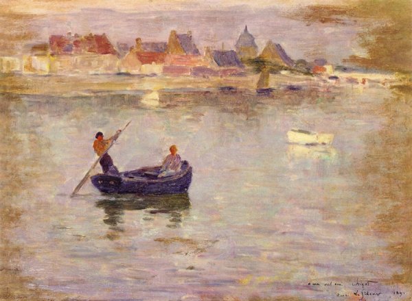 Boat Ride by Henri Le Sidaner - Hand-Painted Oil Painting Reproduction