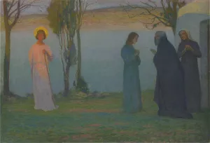 Departure of Tobie by Henri Le Sidaner - Oil Painting Reproduction