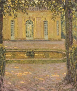 French Pavillion in Versailles by Henri Le Sidaner - Oil Painting Reproduction