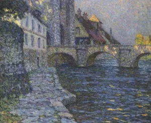 Gray afternoon at Moret by Henri Le Sidaner - Oil Painting Reproduction