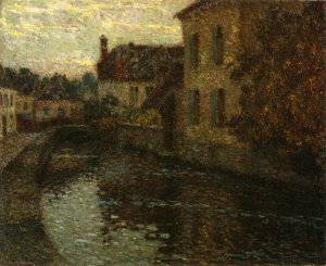 Grey Gables by Henri Le Sidaner Oil Painting