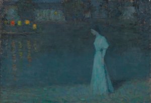 Heure Recueillir by Henri Le Sidaner Oil Painting