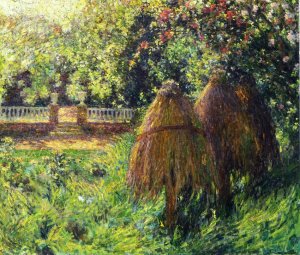 Hives, Gerberoy Oil painting by Henri Le Sidaner
