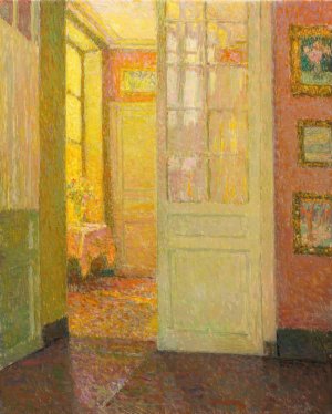 Interieur, Lumiere De La Fenetre by Henri Le Sidaner Oil Painting