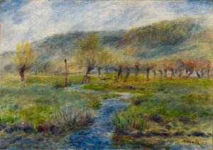 La Prairie by Henri Le Sidaner Oil Painting